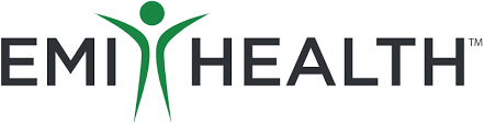 EMI Health logo with a stylized green human figure between the words 'EMI' and 'Health' under insurances that are in network at Tangible Therapy