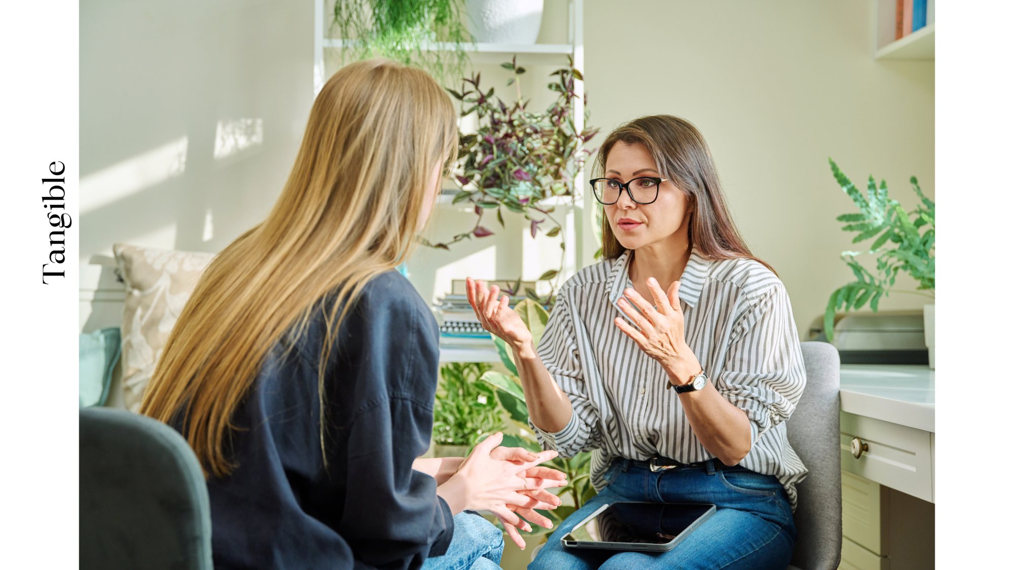 Therapist conducts EMDR therapy with a client at Tangible Therapy in Provo